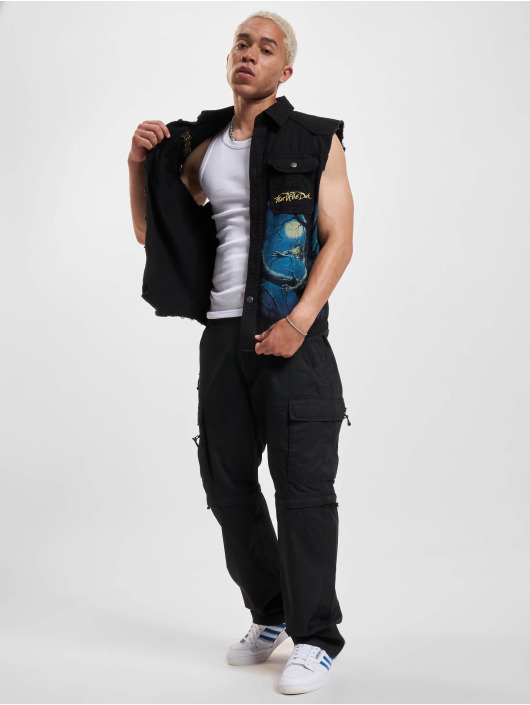 Brandit Skjorta Iron Maiden Vintage Sleeveless FOTD svart