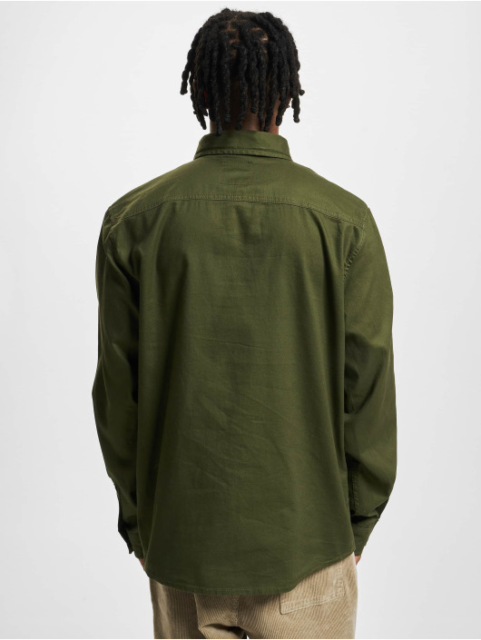Brandit Skjorte Flannel Long oliven