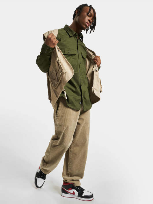 Brandit Skjorte Flannel Long oliven
