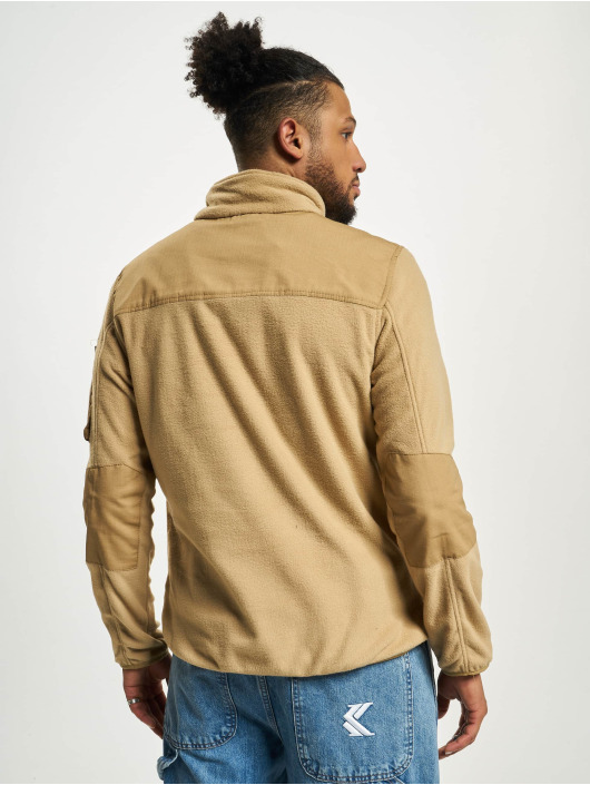 Brandit Trøjer Fleece Troyer Ripstop beige