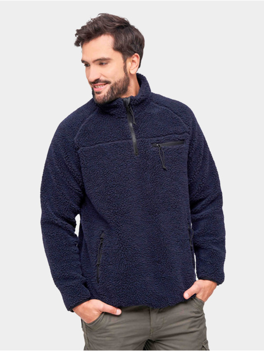 Brandit Trøjer Teddyfleece Troyer blå