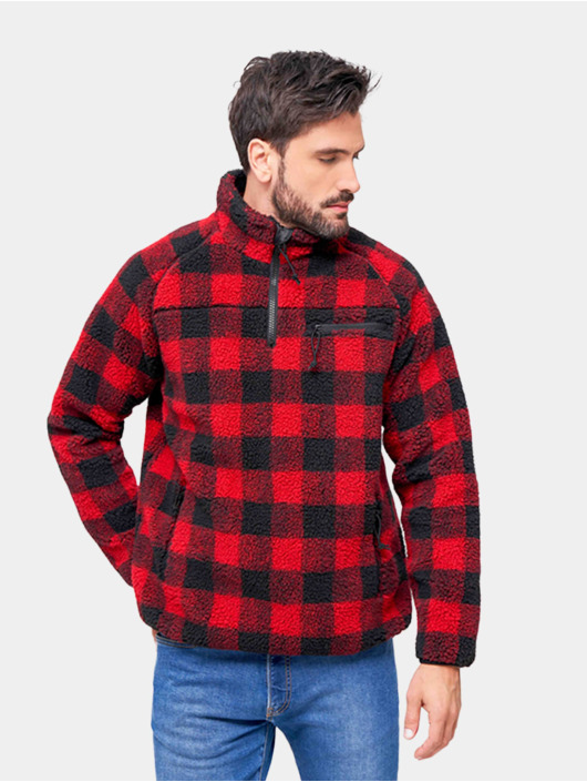 Brandit Trøjer Teddyfleece Troyer rød
