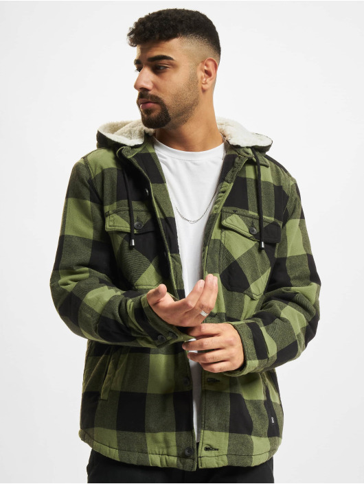 Brandit Übergangsjacke Lumber Hooded schwarz