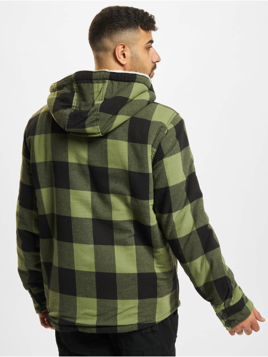 Brandit Übergangsjacke Lumber Hooded schwarz