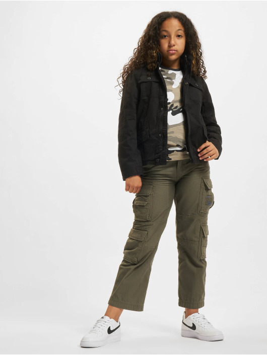 Brandit Veste mi-saison légère Kids Britannia noir