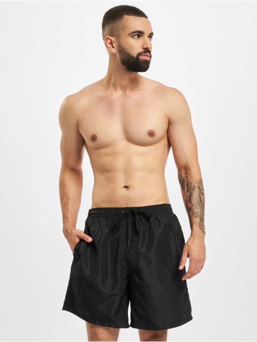 Build Your Brand Badeshorts Recycled schwarz
