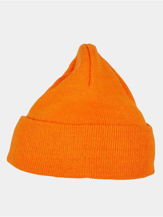 Build Your Brand Beanie Heavy Knit arancio