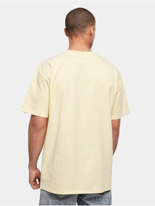 Build Your Brand Camiseta Heavy Oversize amarillo