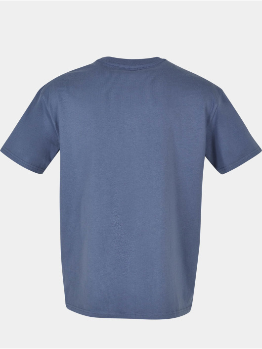 Build Your Brand Camiseta Heavy Oversize azul