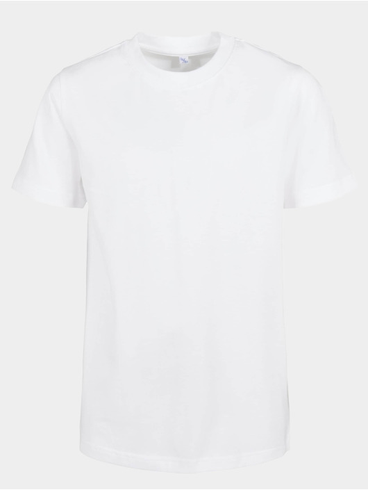 Build Your Brand Camiseta Organic Kids Basic blanco