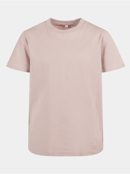 Build Your Brand Camiseta Kids Basic 2.0 rosa