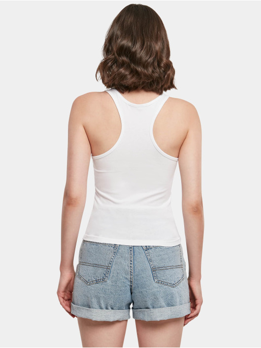Build Your Brand Débardeur Racer Back blanc