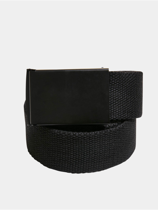 Build Your Brand Gürtel Canvas schwarz
