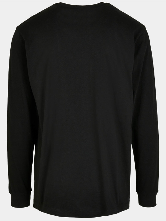Build Your Brand Longsleeve Organic zwart
