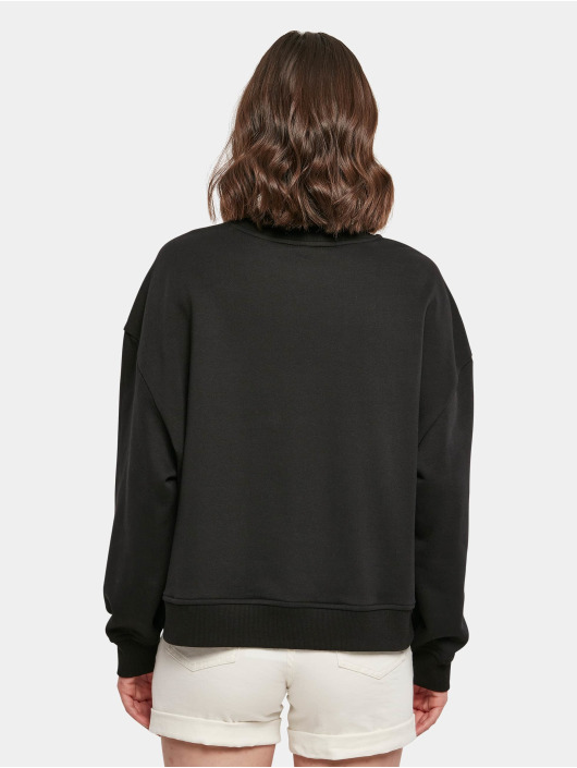 Build Your Brand Maglia Oversized Crewneck nero