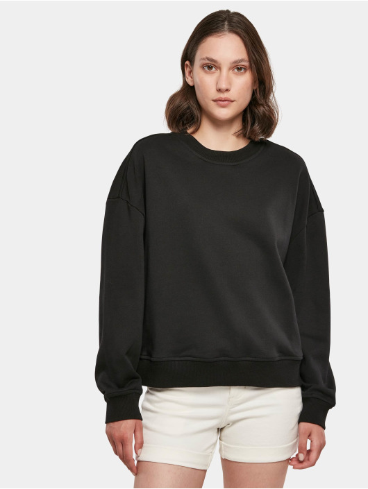 Build Your Brand Svetry Oversized Crewneck čern