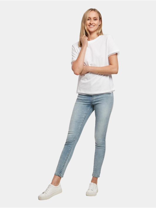 Build Your Brand T-paidat Ladies Laces valkoinen