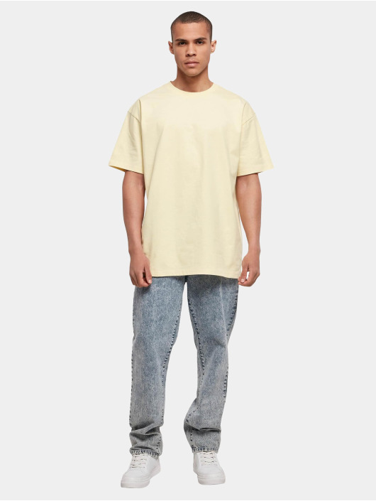 Build Your Brand T-shirt Heavy Oversize giallo