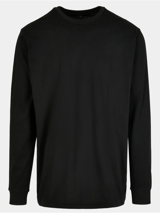 Build Your Brand T-Shirt manches longues Organic noir