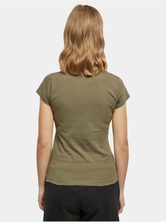 Build Your Brand T-shirt Ladies Basic oliv