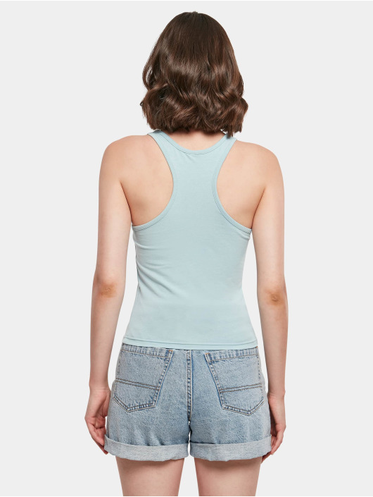 Build Your Brand Tank Tops Racer Back azul