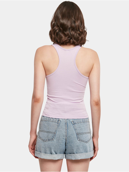 Build Your Brand Tank Tops Racer Back fialový
