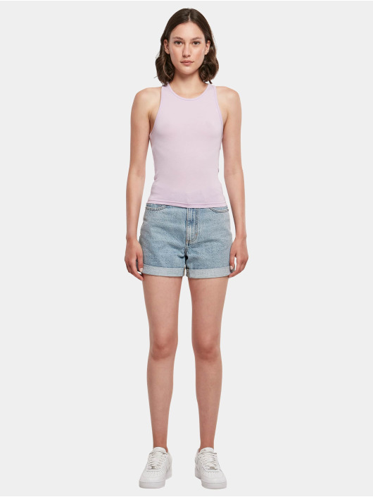 Build Your Brand Tanktop Racer Back paars