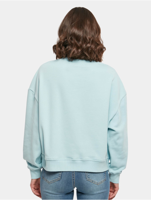 Build Your Brand trui Oversized Crewneck blauw