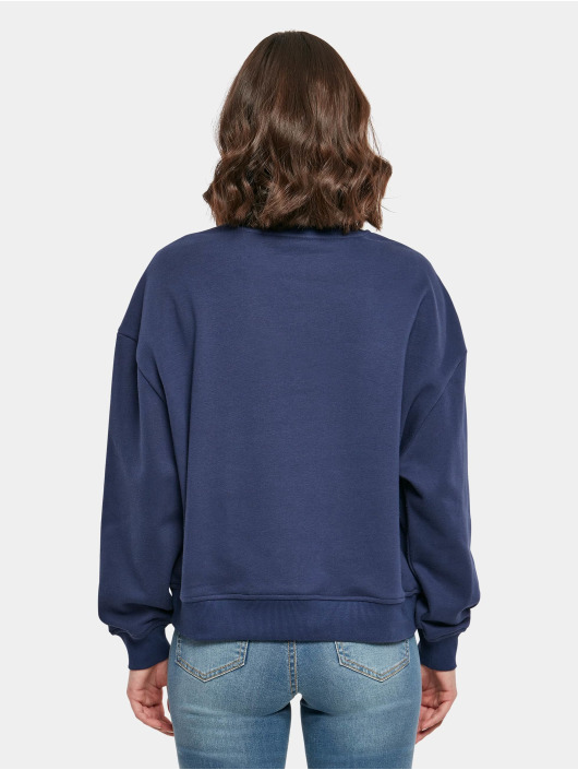 Build Your Brand trui Oversized Crewneck blauw