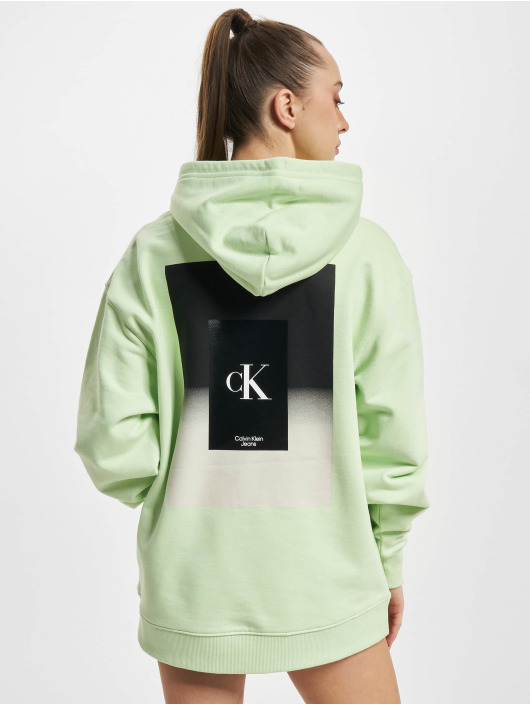 Calvin Klein Hoodie Oversized green
