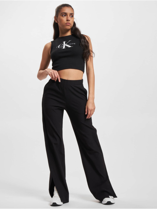 Calvin Klein Jeans Leggingsit/Treggingsit Tab Split musta
