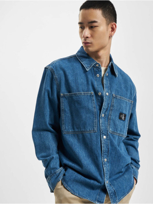 Calvin Klein Overwear / Shirt Relaxed Linear in blue 972992