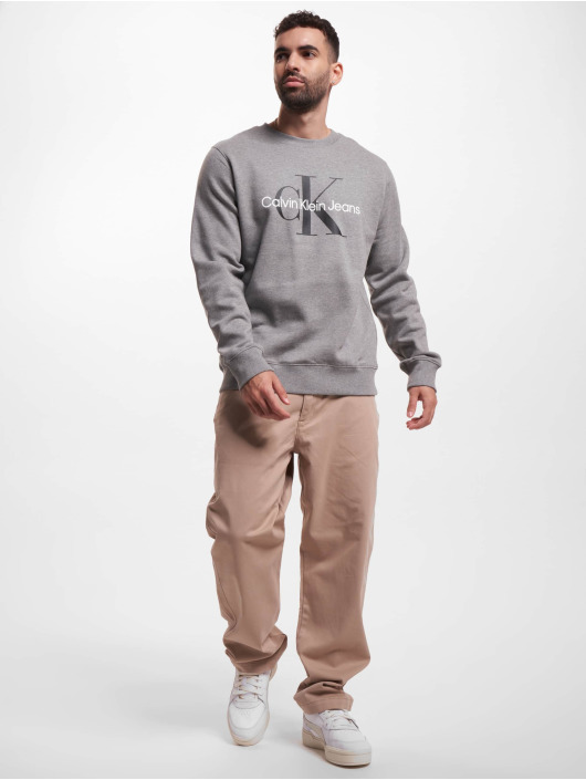 Calvin Klein trui Core Monogram grijs