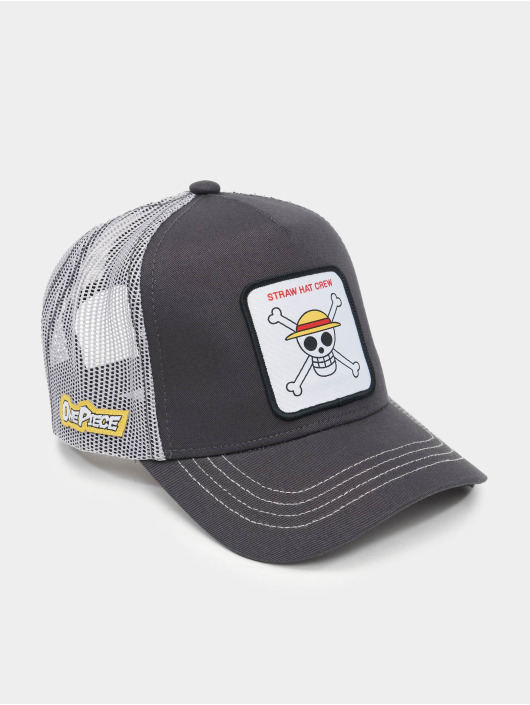 Capslab Casquette Trucker mesh One Piece gris