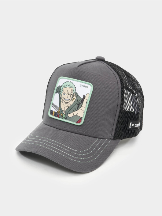 Capslab Casquette Trucker mesh One Piece gris