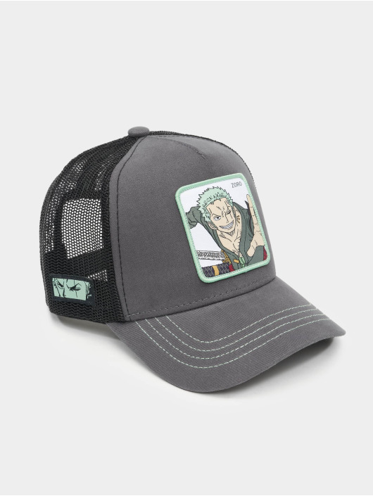 Capslab Casquette Trucker mesh One Piece gris