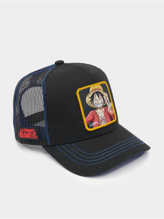 Capslab Casquette Trucker mesh One Piece noir