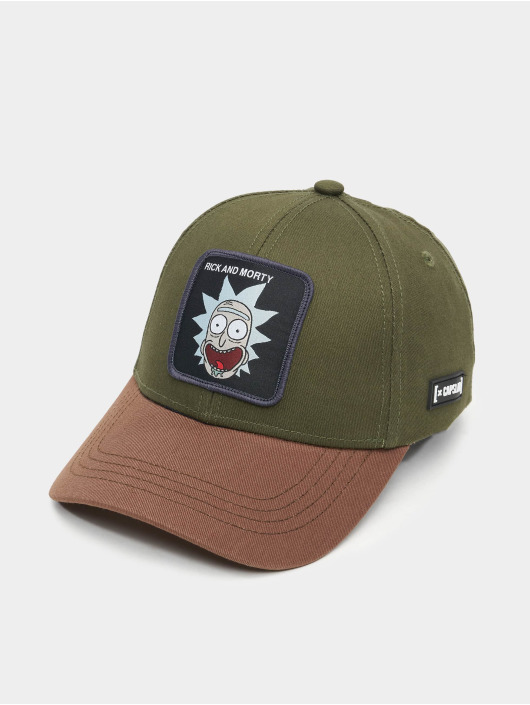 Capslab Snapback Caps Rick and Morty khakiruskea