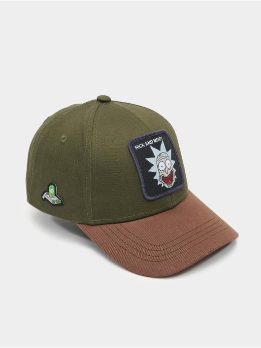 Capslab Snapback Caps Rick and Morty khakiruskea