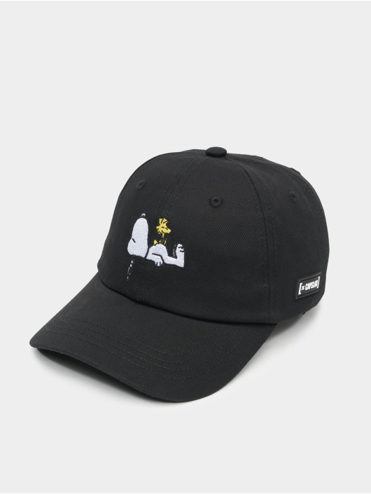 Capslab Snapback Caps Peanuts čern
