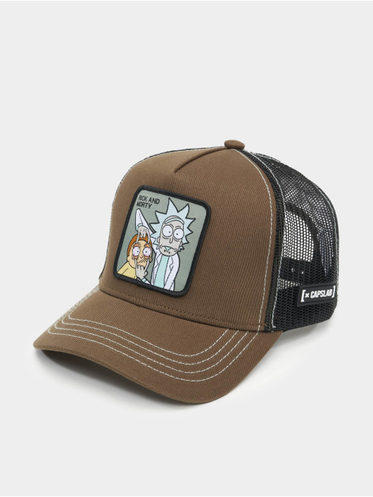 Capslab trucker cap Rick and Morty khaki