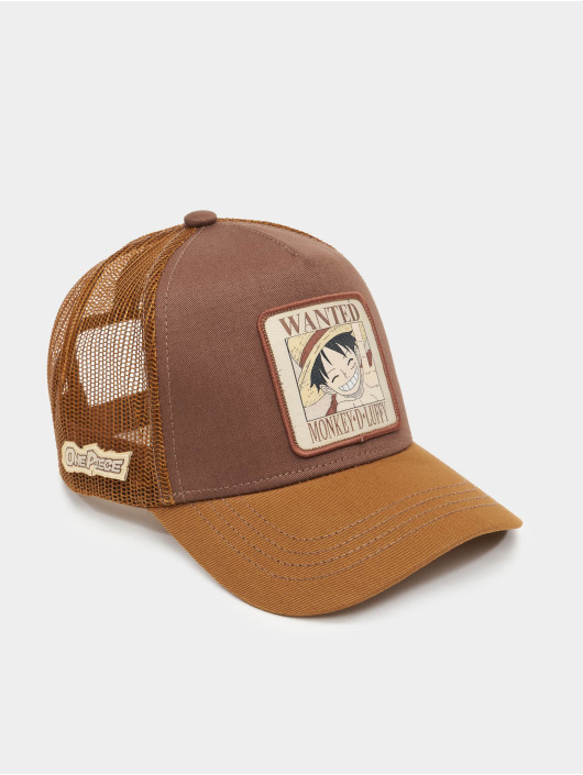 Capslab Trucker Cap One Piece marrone
