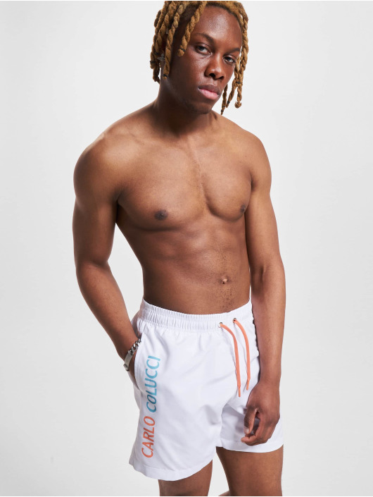 Carlo Colucci Boxer da mare Swim bianco