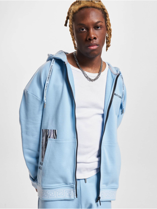 Carlo Colucci Hoodies con zip Milano blu