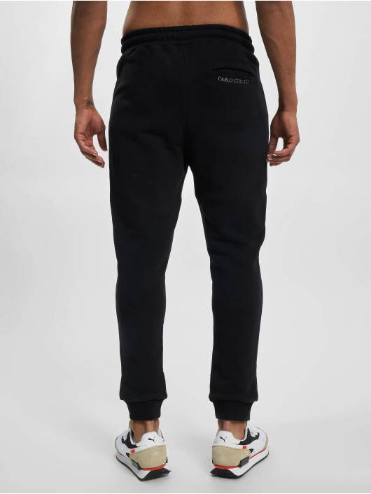 Carlo Colucci Jogging kalhoty Basic čern