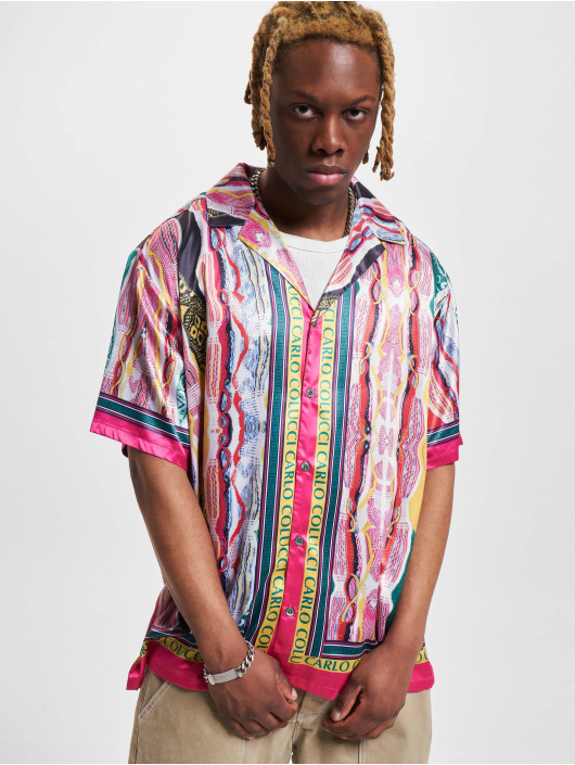 Carlo Colucci Košile Knit Print barvitý
