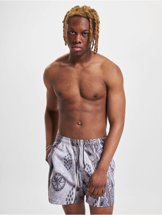 Carlo Colucci Short de bain Logo gris
