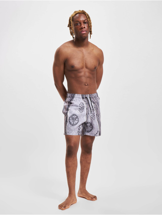 Carlo Colucci Short de bain Logo gris