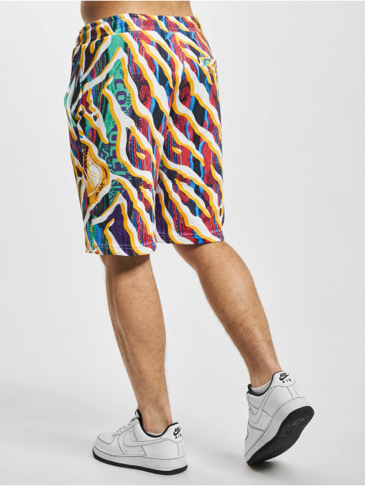 Carlo Colucci Shorts Knit Print weiß