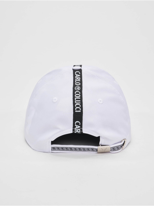 Carlo Colucci snapback cap Unisex Basecap Logopiping wit